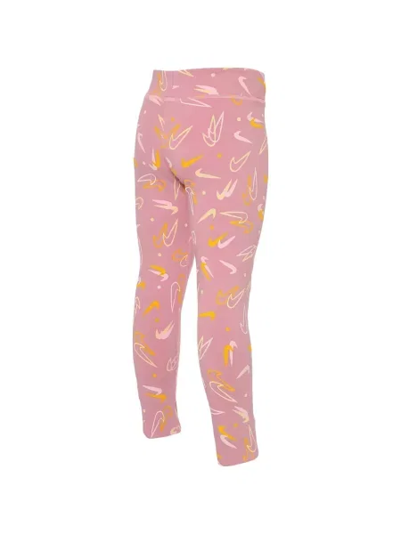 Legginsy dziecięce Nike różowe