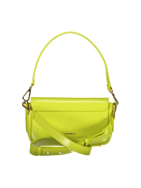 Torebka Coccinelle skórzana zielona