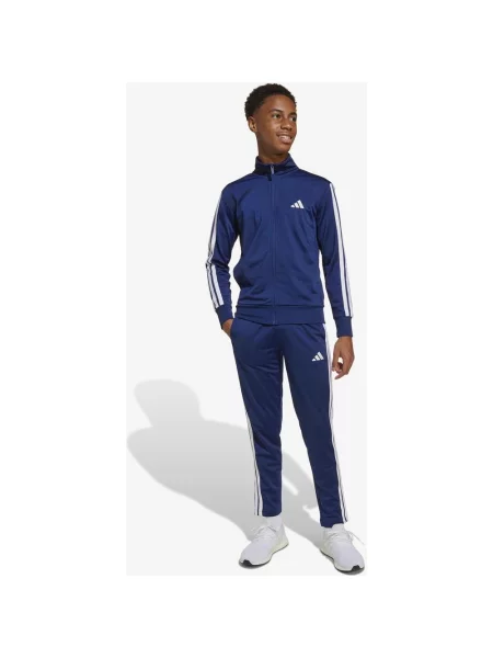 Dres Adidas Essentials Climacool Granatowy Junior biały