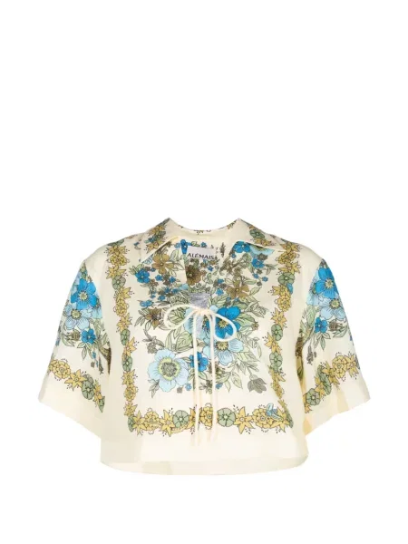 Top Alemais de in cu model floral cu imagine
