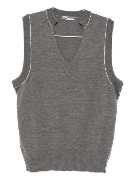 Vestă Sonia Carrasco de lână gri