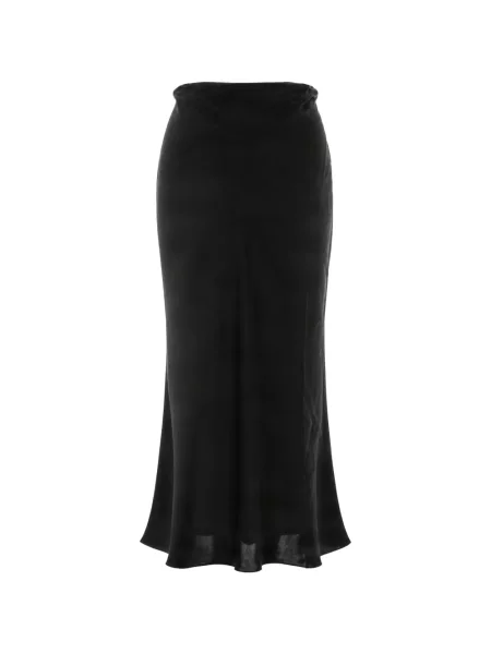 Fusta maxi Fiorucci din satin negru