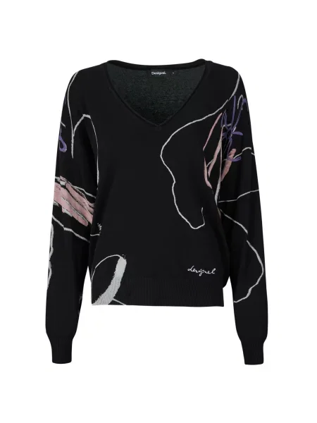 Pulover Desigual črna
