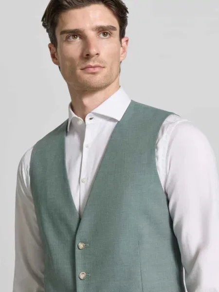 Kamizelka o kroju slim fit z dodatkiem Mcneal zielona