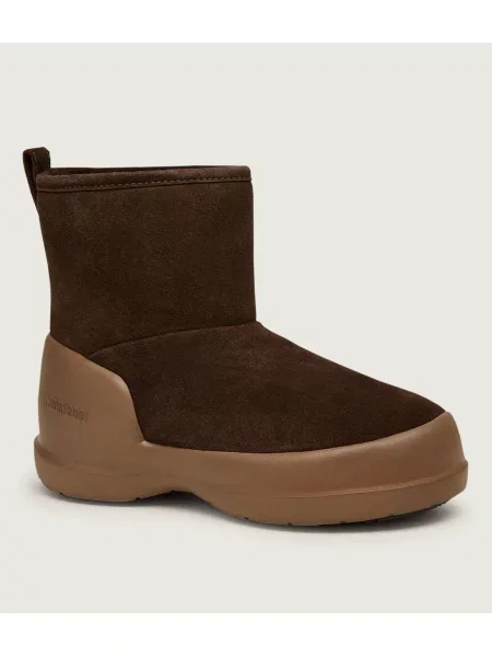 Moon Boot Bocanci MB Mezzaluna | piele întoarsă maro