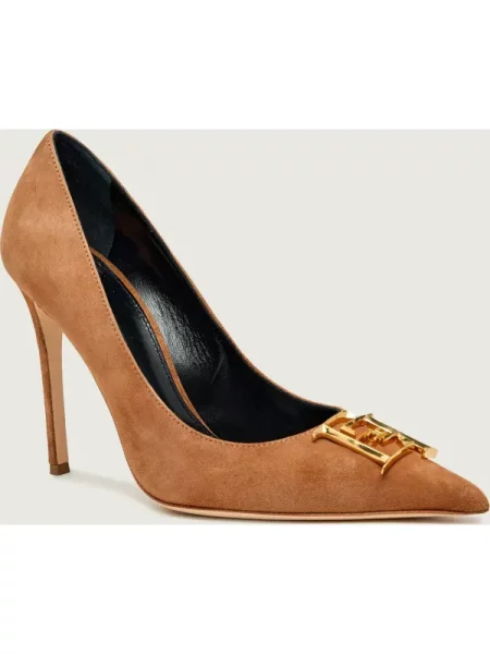 Pantofi Elisabetta Franchi din piele bej