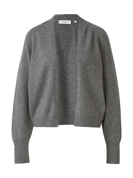 COMMA Pletena jopa pegasto siva