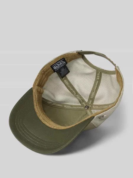 Czapka z daszkiem typu trucker z mieszanka bawełny model CASQUETTE' Von Dutch oliwkowa