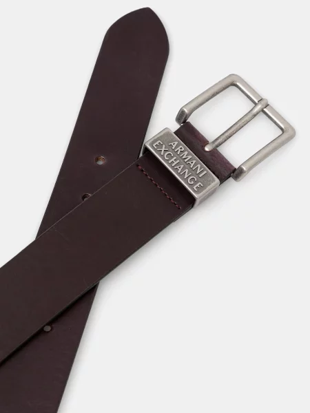 Armani Exchange ремінь шкіряний