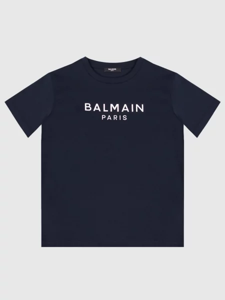 Детская футболка Balmain синяя