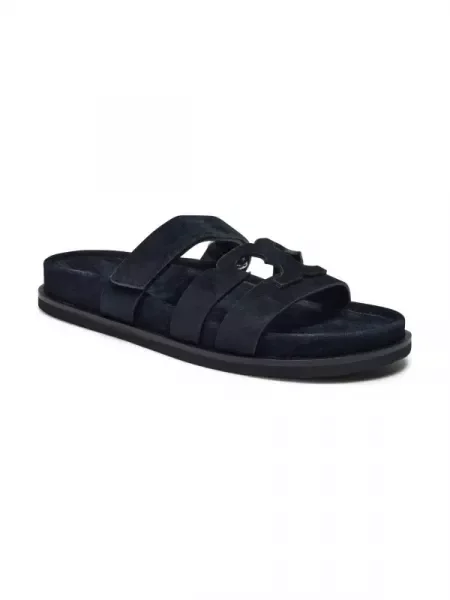 TORY BURCH De piele șlapi INES SPORT SLIDE