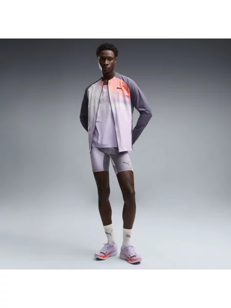 PUMA krótkie legginsy Lightspeed Printed 8" do biegania Akcesoria S szary