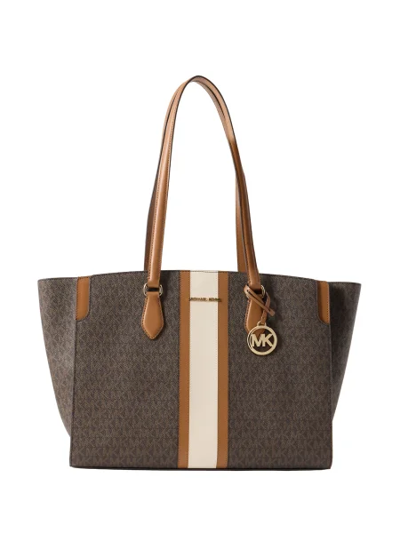 MICHAEL Michael Kors Nakupovalna torba ecru konjak rjava