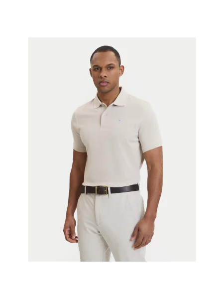 Barbour Поло Original Sports Regular Fit бежевий