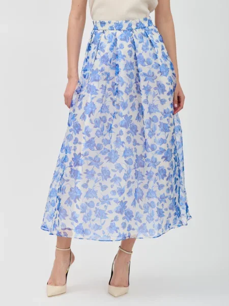 Спідниця Weekend Max Mara блакитна