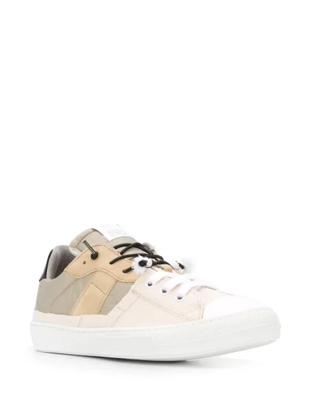 Sneakerși Maison Margiela din piele verde