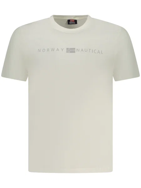 Tricou Norway 1963 scurt alb