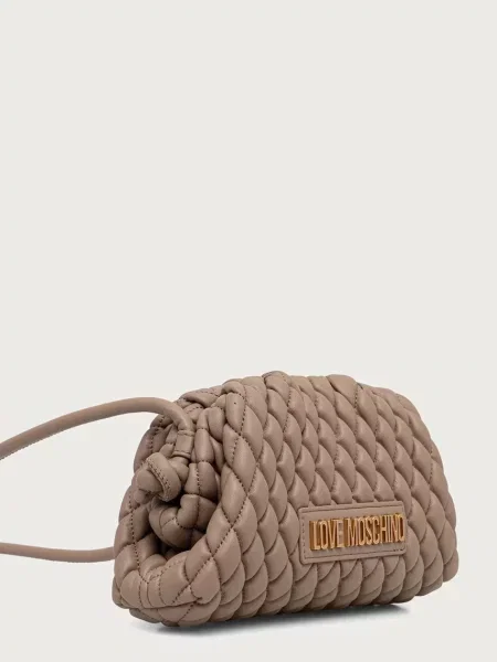 Кожаная сумка через плечо Love Moschino