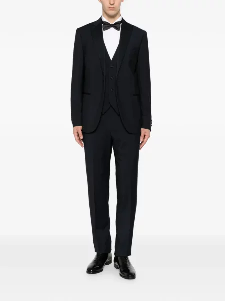Costum Corneliani cu rever albastru