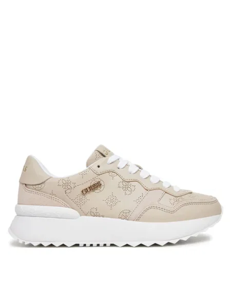 Sneakerși Guess bej