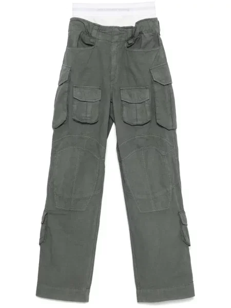 Pantaloni cargo Alexander Wang verde