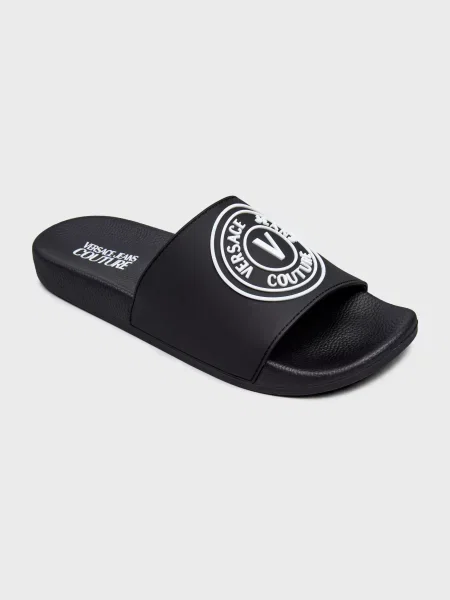 Шлепанцы Versace Jeans Couture черные