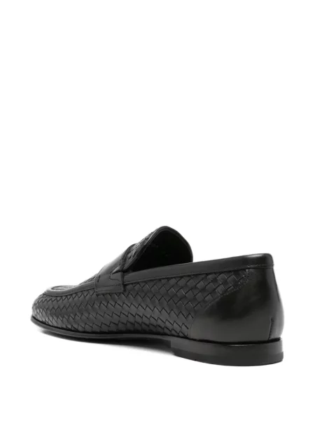Pantofi loafer John Harrison cu bretele negru