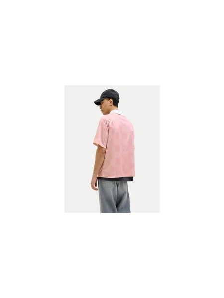 Jack&Jones Pólóing Retreat Loose Fit rózsaszín