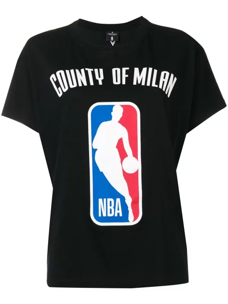 Tricou County Of Milan cu autograf negru