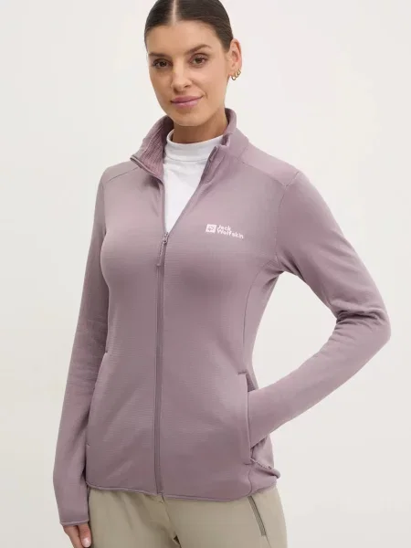 Jack Wolfskin hanorac Kolbenberg neted roz