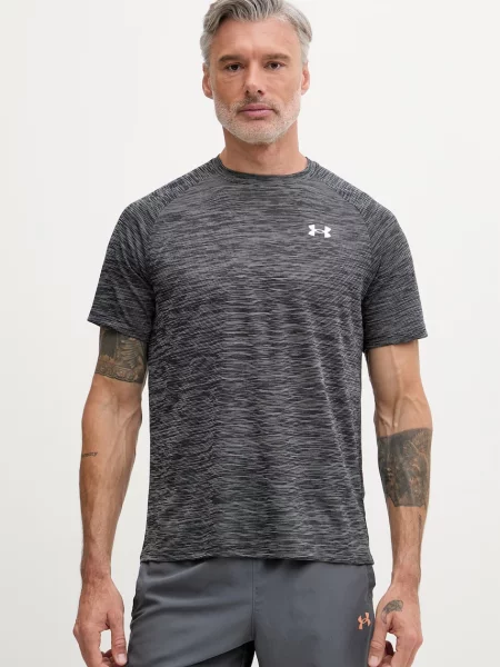 Under Armour tréninkové tričko Tech Textured šedé