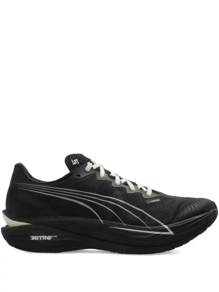 Sneakerși Puma cu șireturi din dantelă negru