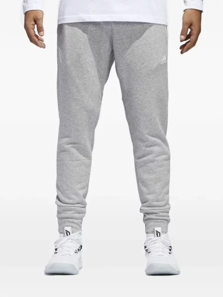 Strečové vícebarevný polotričko Adidas s autogramem šedé