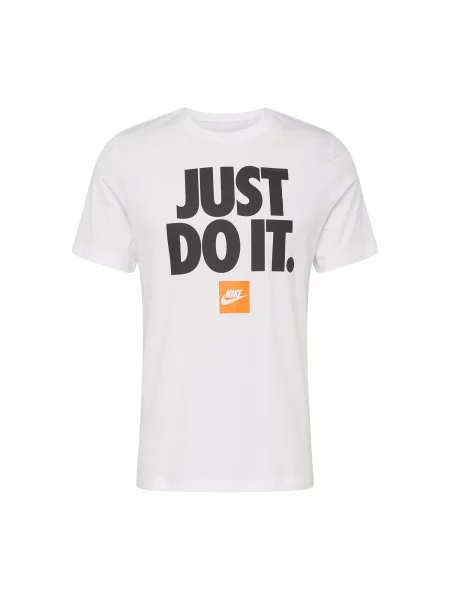 Nike Sportswear Tricou portocaliu / negru alb