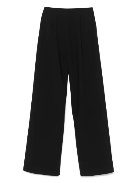 Pantaloni Nensi Dojaka cu crăpătură negru