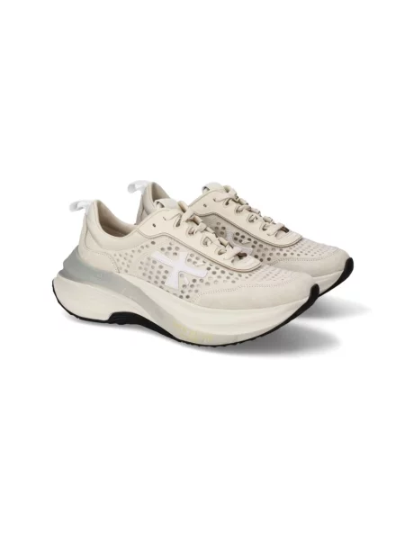 Sneakersy Premiata skórzane beżowe