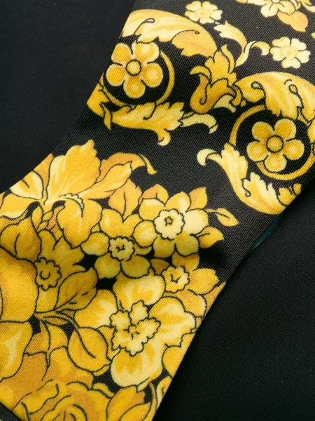 Bikini Versace z nadrukiem czarny