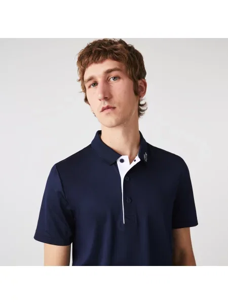 Lacoste Koszulka Polo Sport Regular Fit granatowa