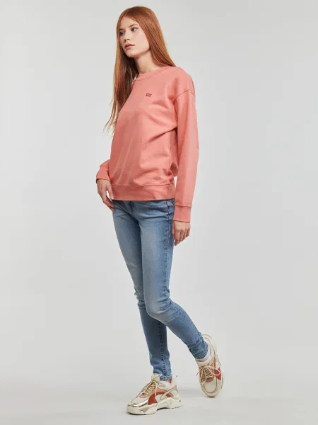 Skinny fit džínsy Levi's 721 s vysokým pásom modrá