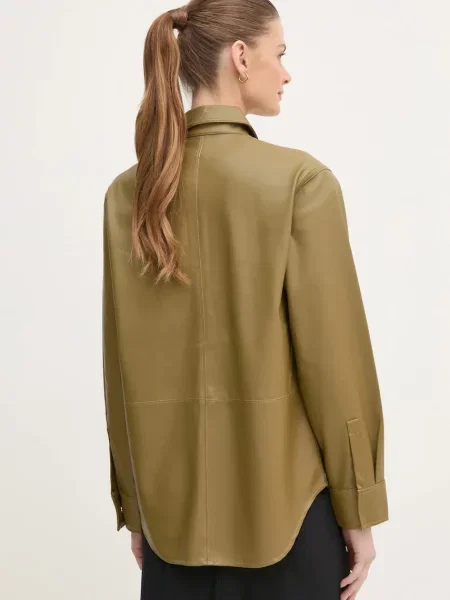 Kurtka jeansowa Calvin Klein Jeans zielona