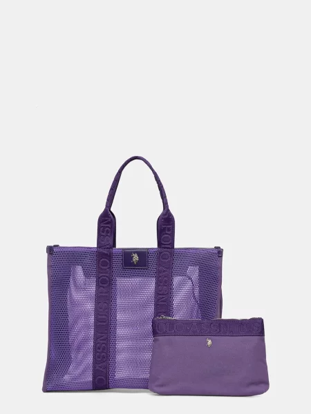 U.S. Polo Assn. torebka tote SOUTHEND fioletowa