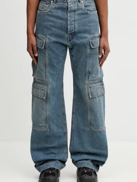 Rick Owens DRKSHDW Double Cargo blugi relaxed fit bărbați