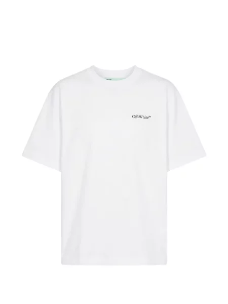 Tricou Off-white cu broderie alb