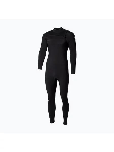 Costum de înot pentru bărbați O'Neill Epic Chest Zip Full black/black/black negru