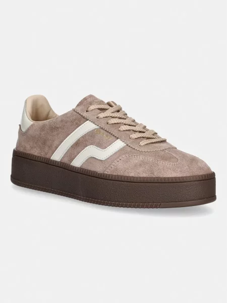 Gant Cuzmani sneakers pentru femei din piele bej