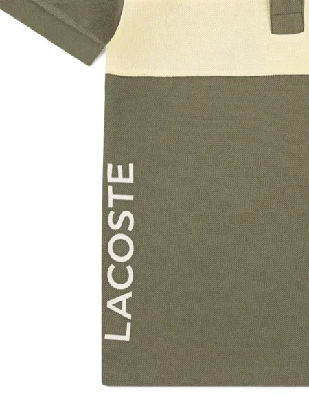 Koszulka polo dziecięca Lacoste zielona