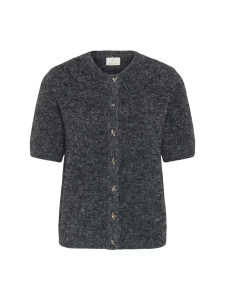 Dzianinowy sweter Kaffe szary