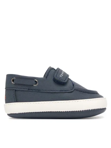 Nizki čevlji Tommy Hilfiger Low Cut Velcro Mornarsko modra