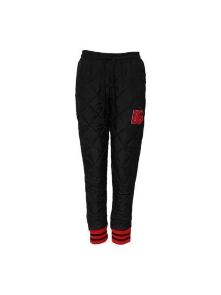 Joggery Dolce And Gabbana pikowane czarne
