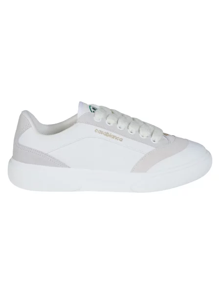 Sneakersy Casablanca skórzane białe